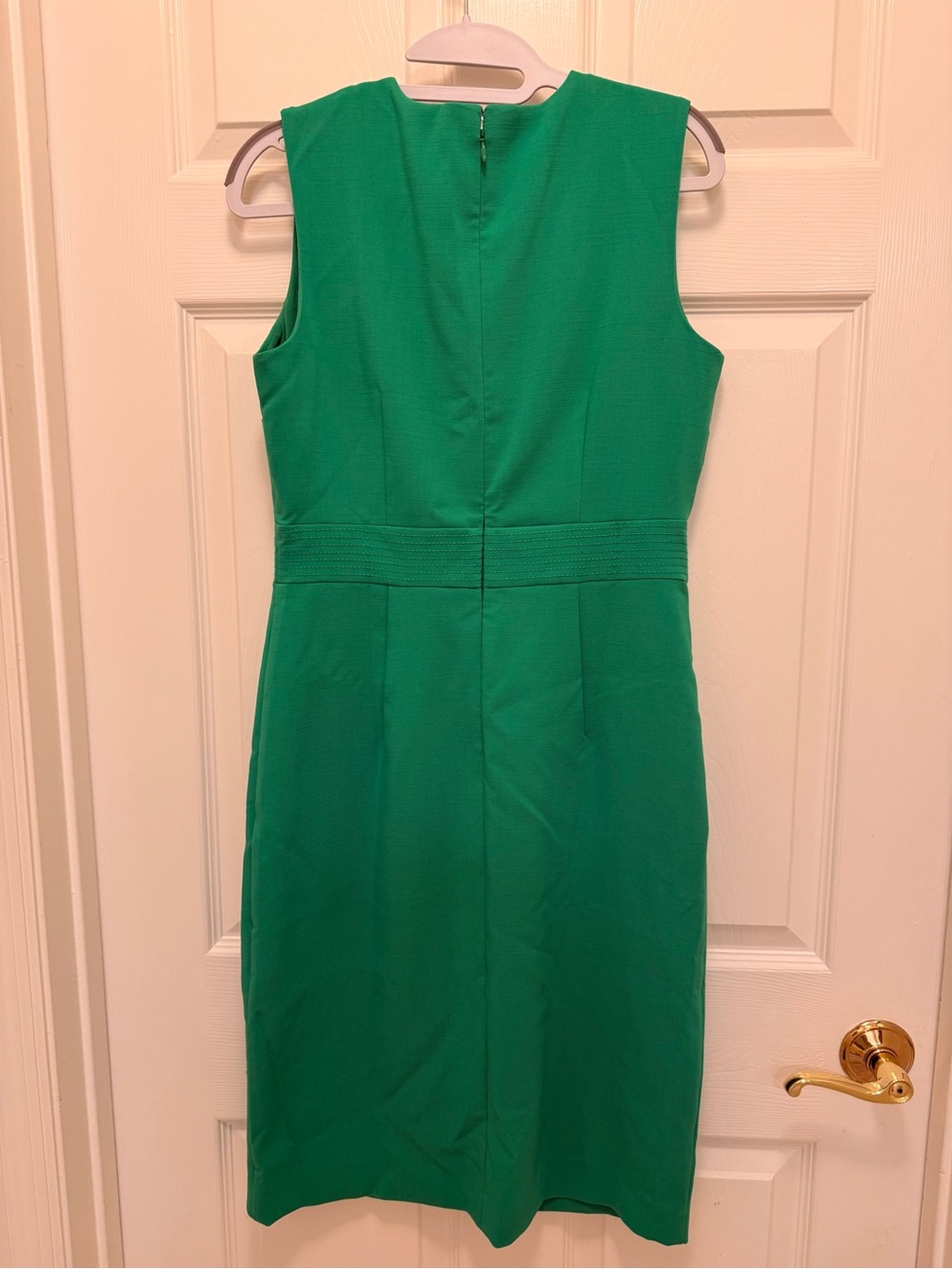 NWT Ann Taylor Green Sleeveless Sheath Dress Size 4 | MSRP $149